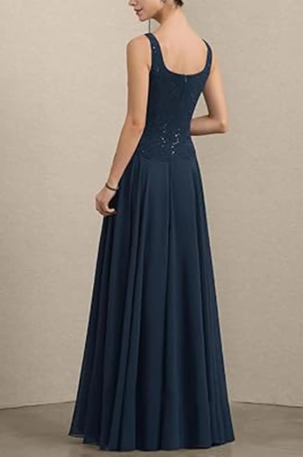 2 Pieces Mother of The Bride Dresses for Women with Jacket Long Chiffon Grandmother of The Groom Dress for Wedding 2024