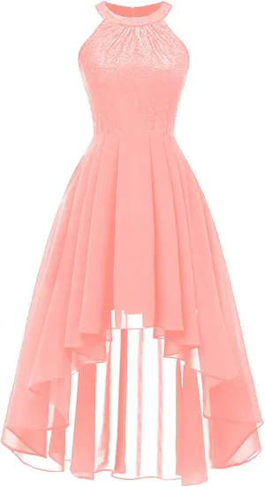2023 Womens Summer Plus Size Dresses Sleeveless Choker Neck Solid Color Midi Length Sexy Tunic Cocktail Party Dress