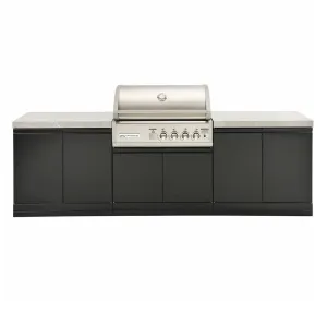 4B-S Series Outdoor Kitchen Double Side Cabinet, Benchtop w/o Sink