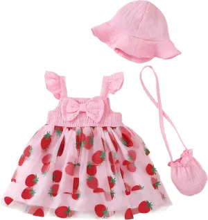 Baby Girl Dress Infant Newborn Clothes Summer Sleeveless Layer Ruffle Dresses Casual Beach Sundress for Girls 0M-3T