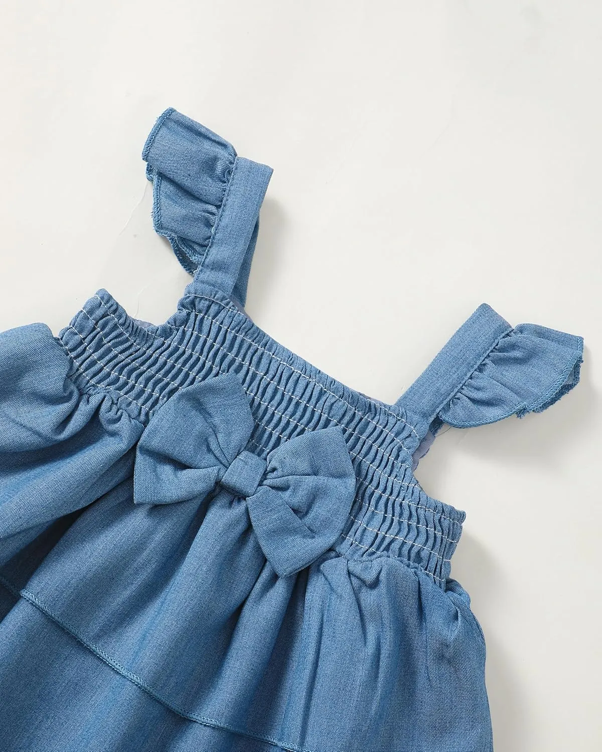 Baby Girl Dress Infant Newborn Clothes Summer Sleeveless Layer Ruffle Dresses Casual Beach Sundress for Girls 0M-3T
