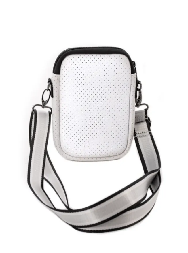 Casey Cellphone Crossbody [Midtown White]