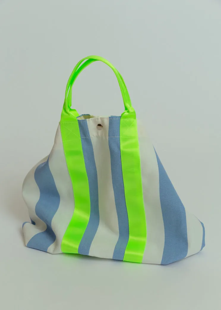 Dr. Bloom Azul Stripe Tote