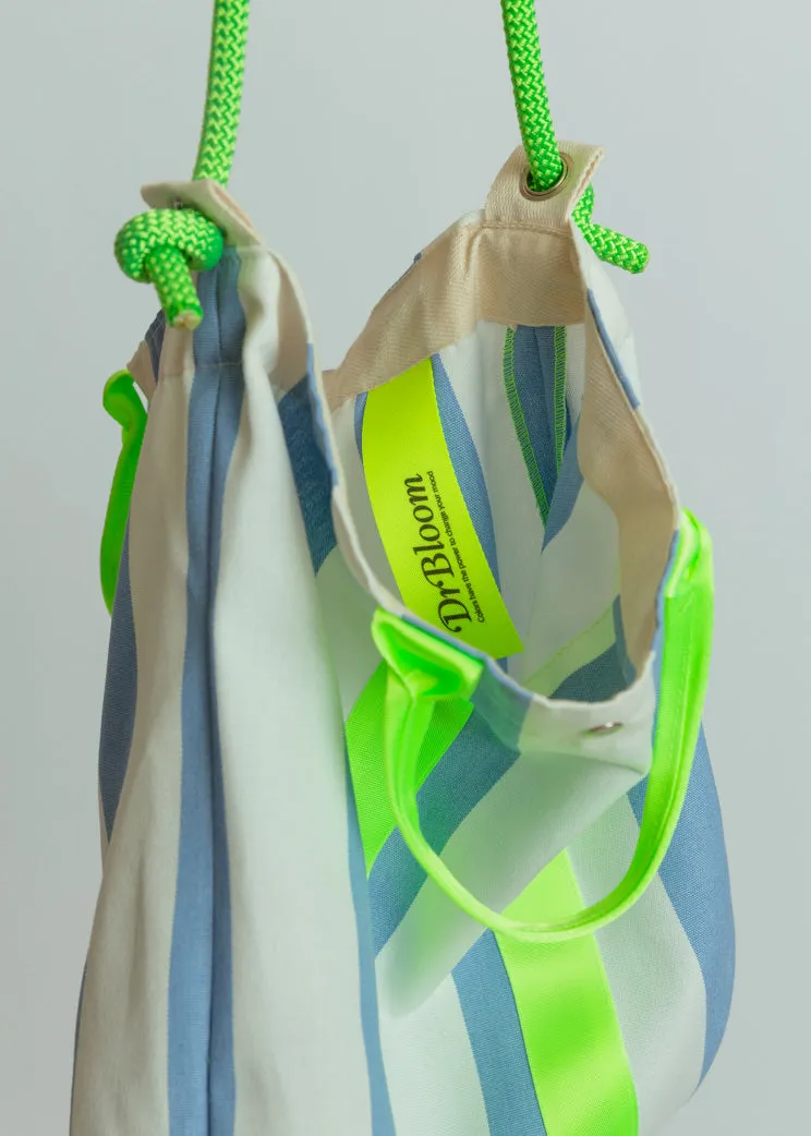 Dr. Bloom Azul Stripe Tote
