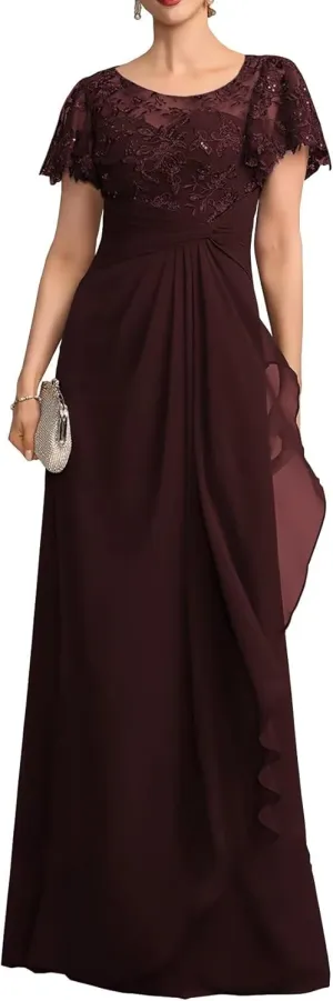 Elegant Full Length Mother of The Bride Dresses for Women Wedding Guest Formal Evening Gown 2025