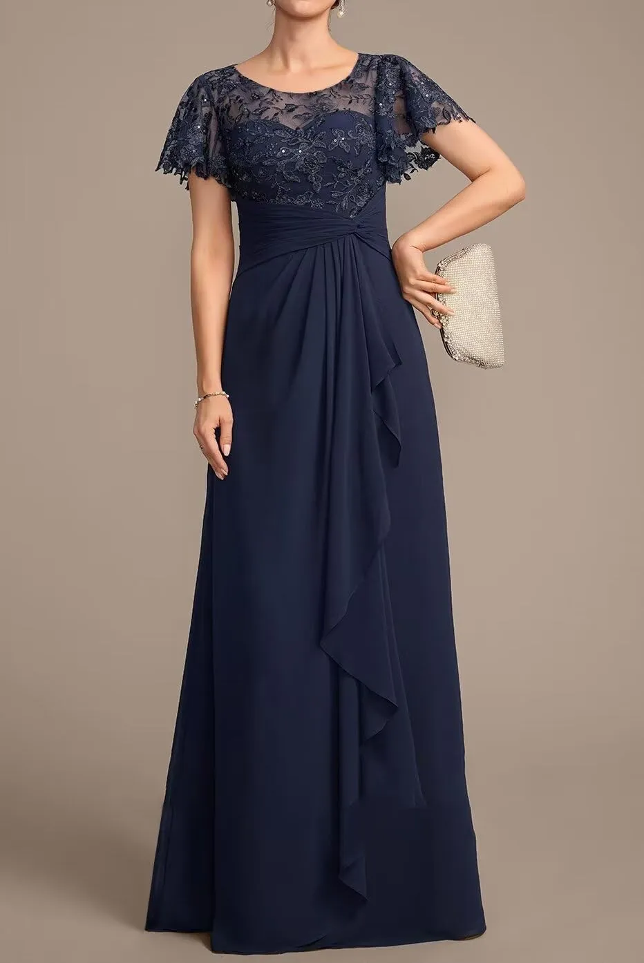 Elegant Full Length Mother of The Bride Dresses for Women Wedding Guest Formal Evening Gown 2025