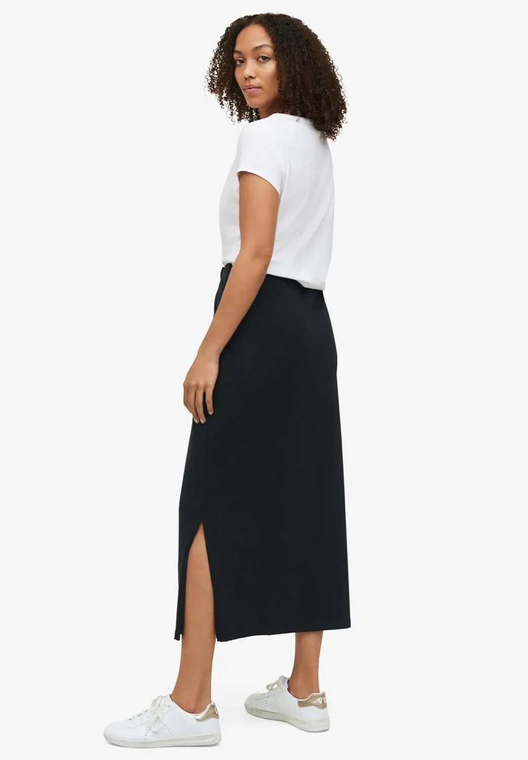 ellos Women's Plus Size Knit Maxi Skirt