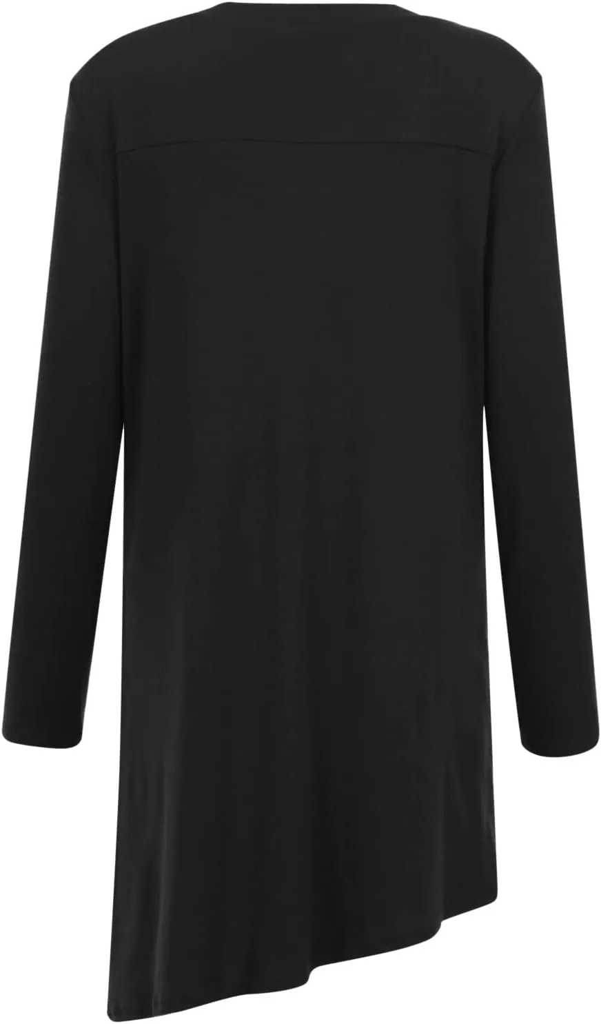 Fall Dresses for Women 2022, Women's Long Sleeve Scoop Neck Button Side t Shirt Casual Swing Loose Fit Tunic Dress