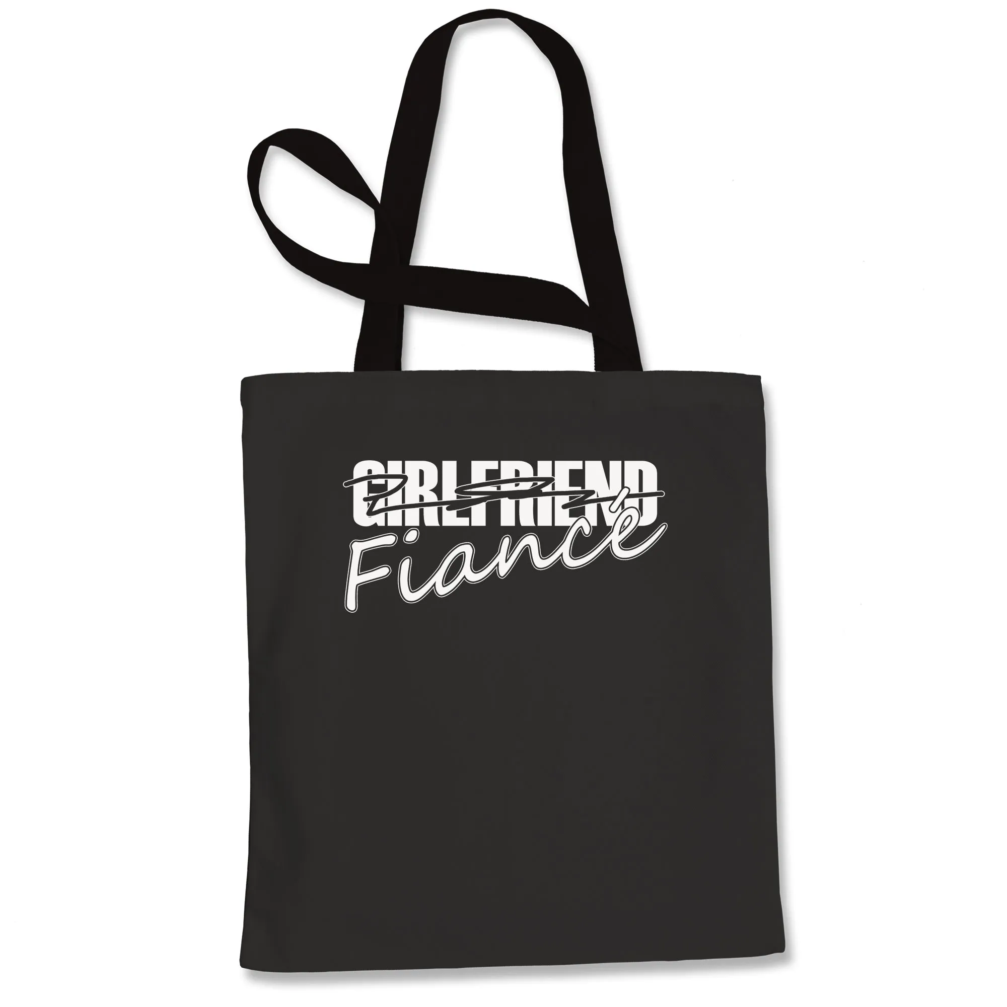 Girlfriend to Fiance Engaged Tote Bag