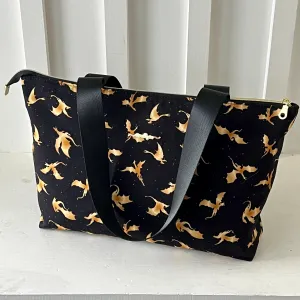 Gold Dragons Tote Bag