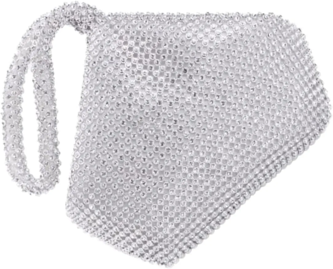 KESYOO Evening Handbags for Women Rhinestone Clutch Cell Phone Purse Fashionable Change Purse for Parties