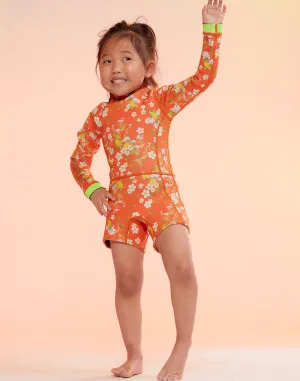 Kids Floral Wetsuit