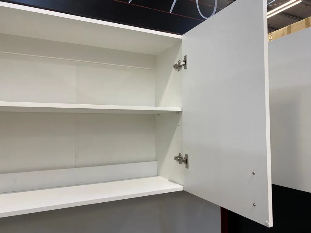Kitchen Complete Modular Economy Kitchen White - Flat Pack - Includes 25mm Benchtop - (Appliance not incl)