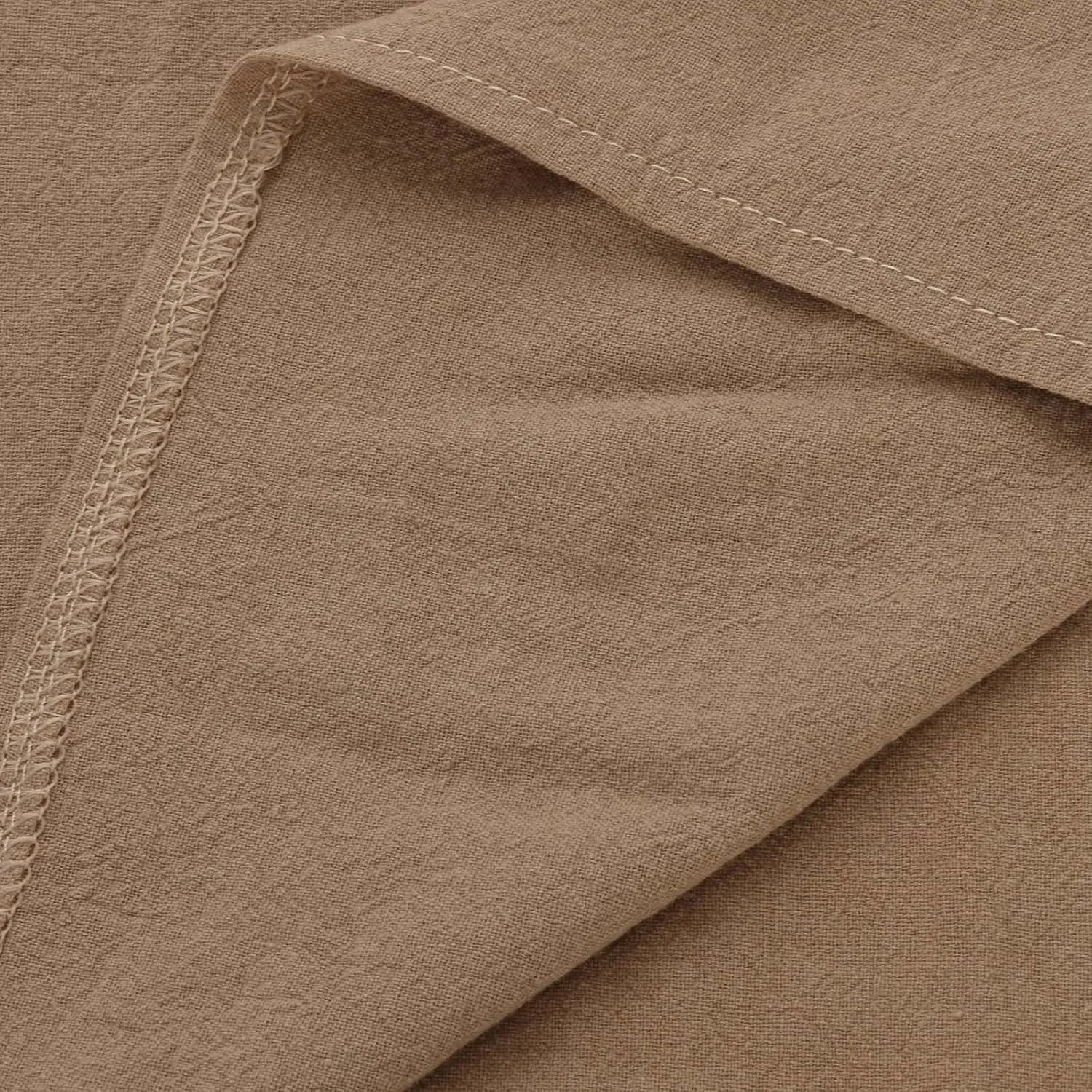 Linen Dress for Women A Line Loose Fit Midi Dresses Short Sleeve Tie Waist Summer Dress Business Casual Dresses