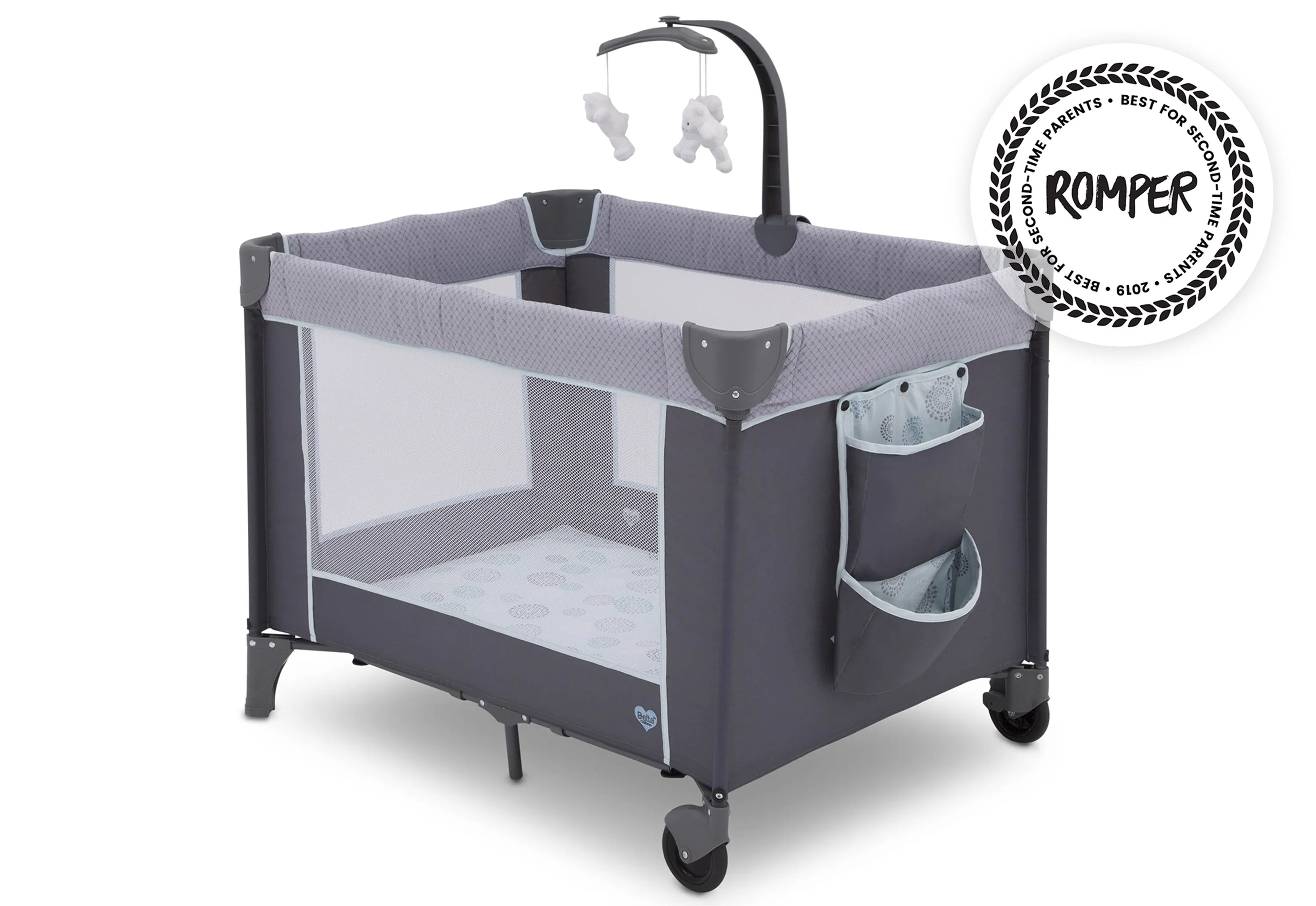 LX Deluxe Portable Baby Play Yard With Removable Bassinet and Changing Table