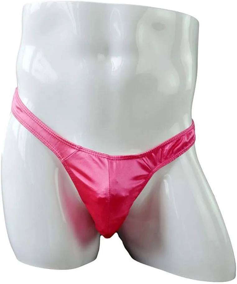 Mens Low Rise Slim Bikini Briefs Imitation Leather Lingerie Light Weight Underwear Thongs Solid Sexy Underpants