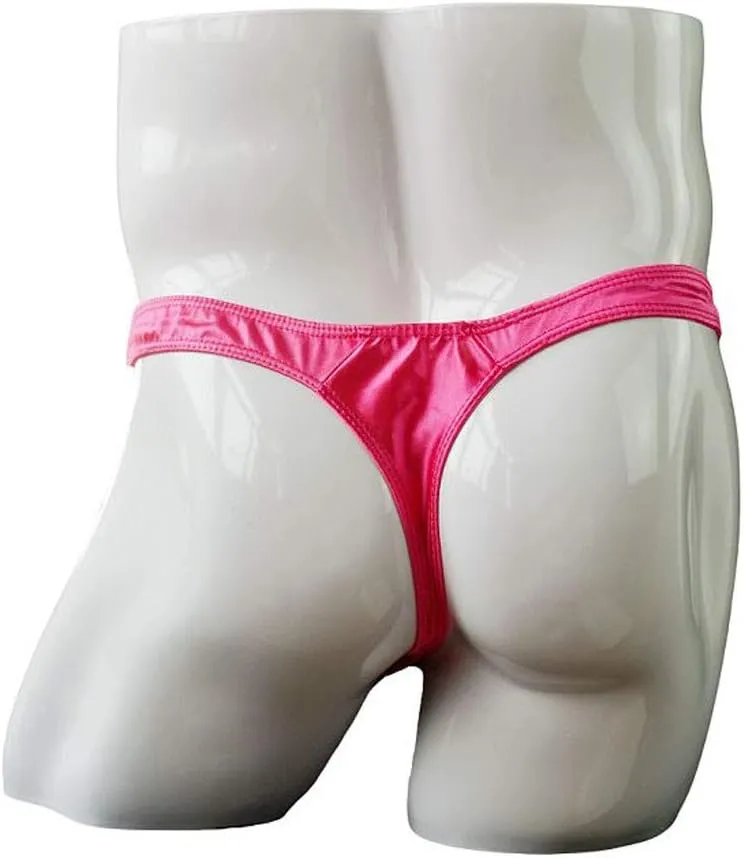 Mens Low Rise Slim Bikini Briefs Imitation Leather Lingerie Light Weight Underwear Thongs Solid Sexy Underpants