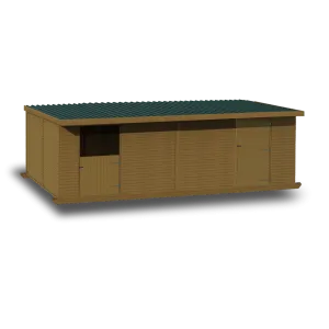 Mobile Stable 18x12   Tackroom 6x12