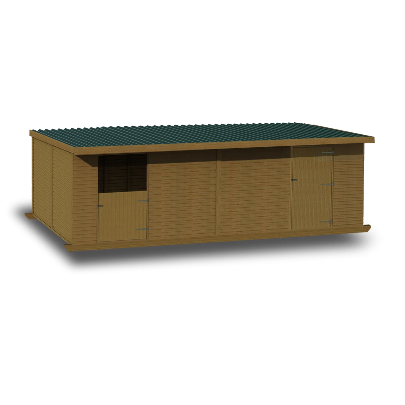 Mobile Stable 18x12   Tackroom 6x12