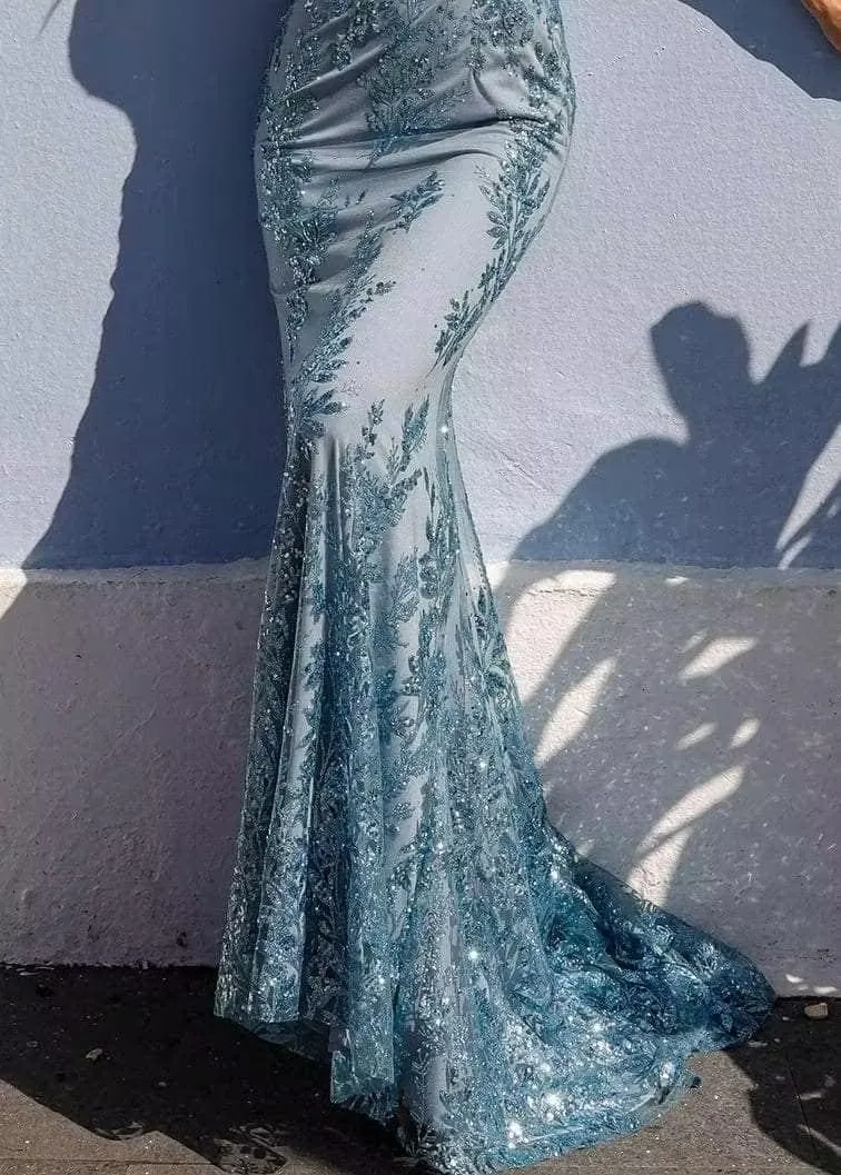 Prom Dress 2024 V-Neck Wedding Guest Dress Chiffon and Tulle Long Prom Dresses for Teens with Lace