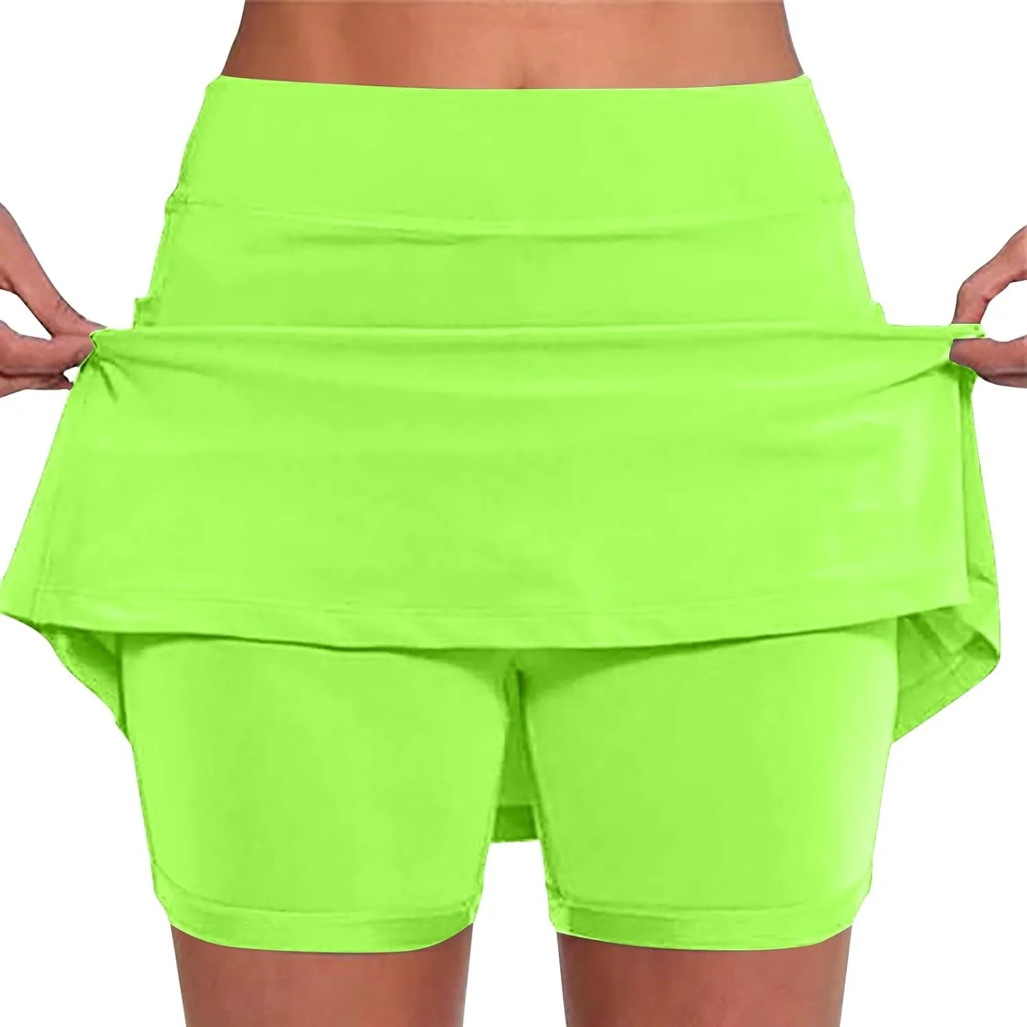RKSTN Womens Skorts with Pockets Tummy Control Plus Size Skirts for Women High Waist Athletic Sports Pants Workout Shorts