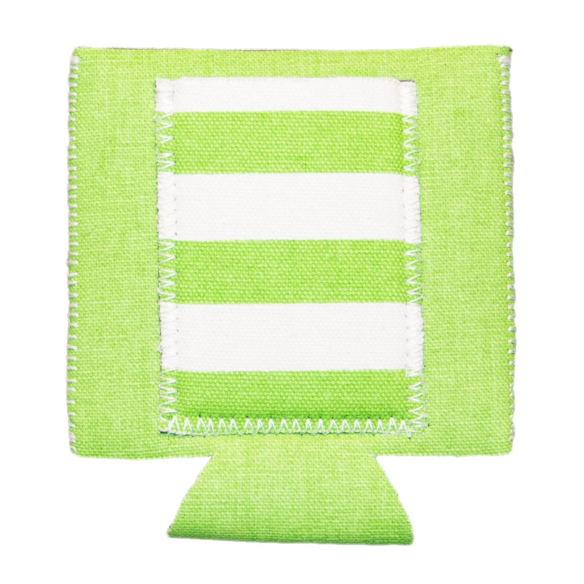 Striped Pocket Can Cooler with Card Pocket