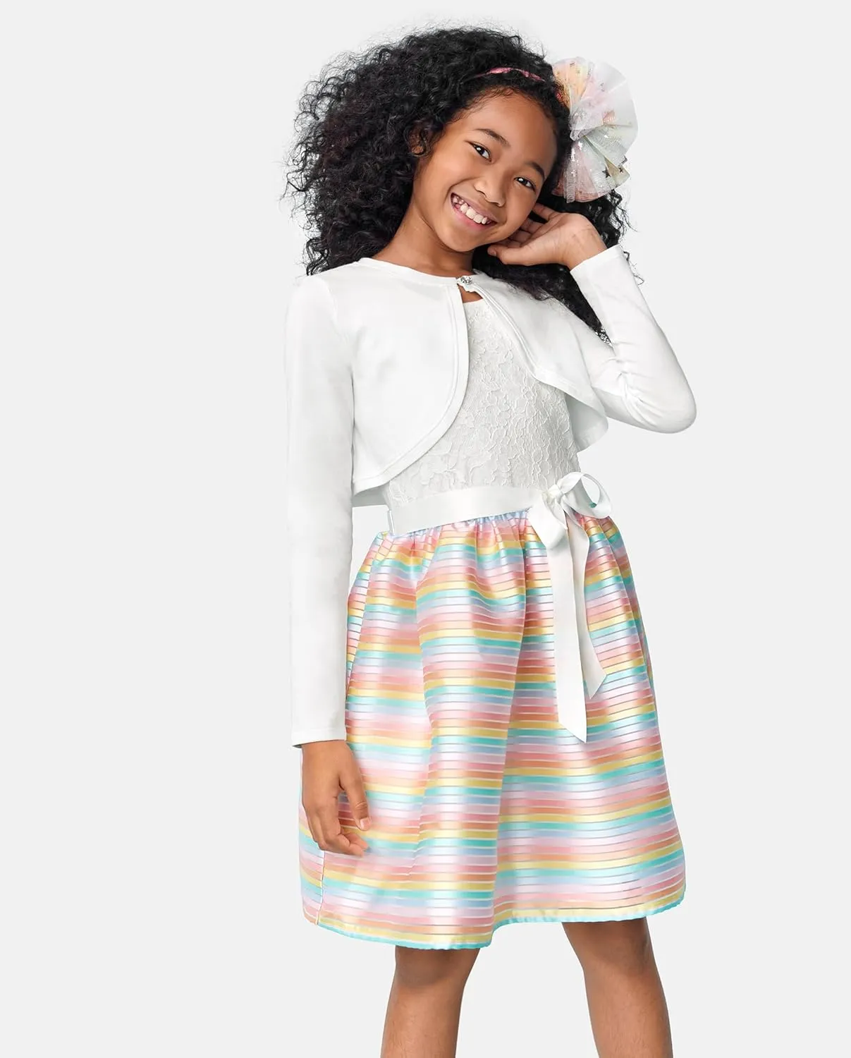 The Children's Place Girls' Long Sleeve Shrug Cardigan
