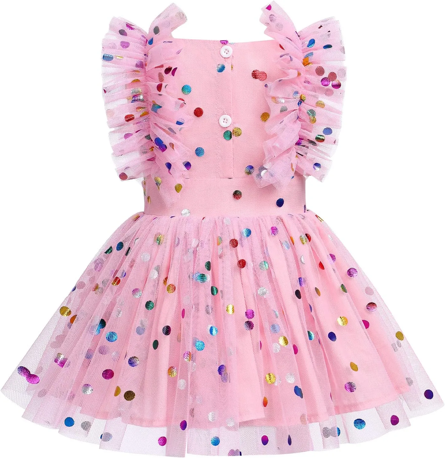 Toddler Baby Girls 1st Birthday Outfit Dots Reindeer Romper Princess Tutu Dress Wedding Christmas Photoshoot Clothes