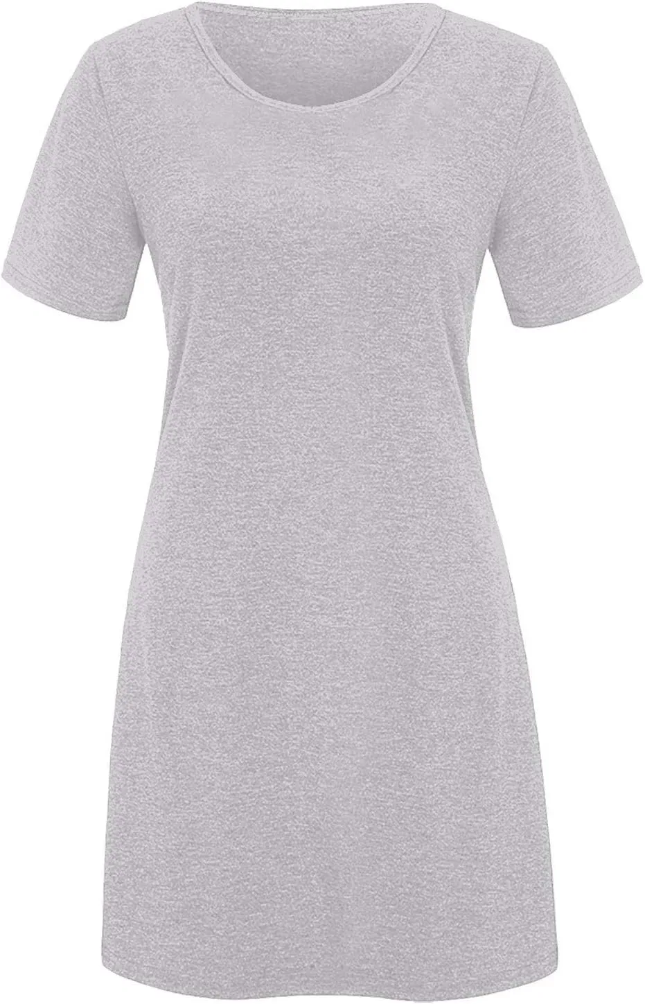 Tshirt Dresses for Women Summer Short Sleeve Round Neck Mini Dress Casual Loose Boho Vacation Soft Dresses