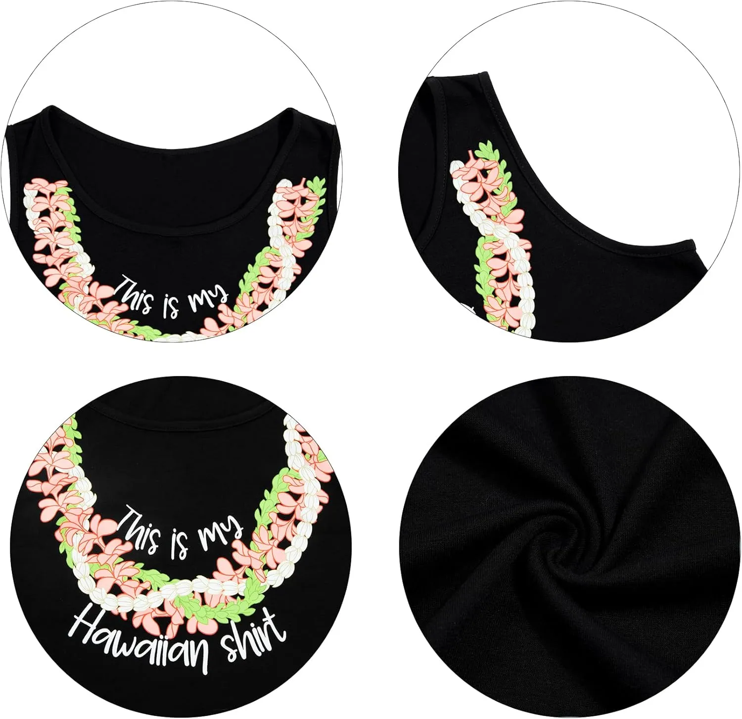 UNIQUEONE Hawaiian Dresses for Women: Sea Shell Sleeveless Shirt Summer Beach Hawaiian Loose Tank Sundresses
