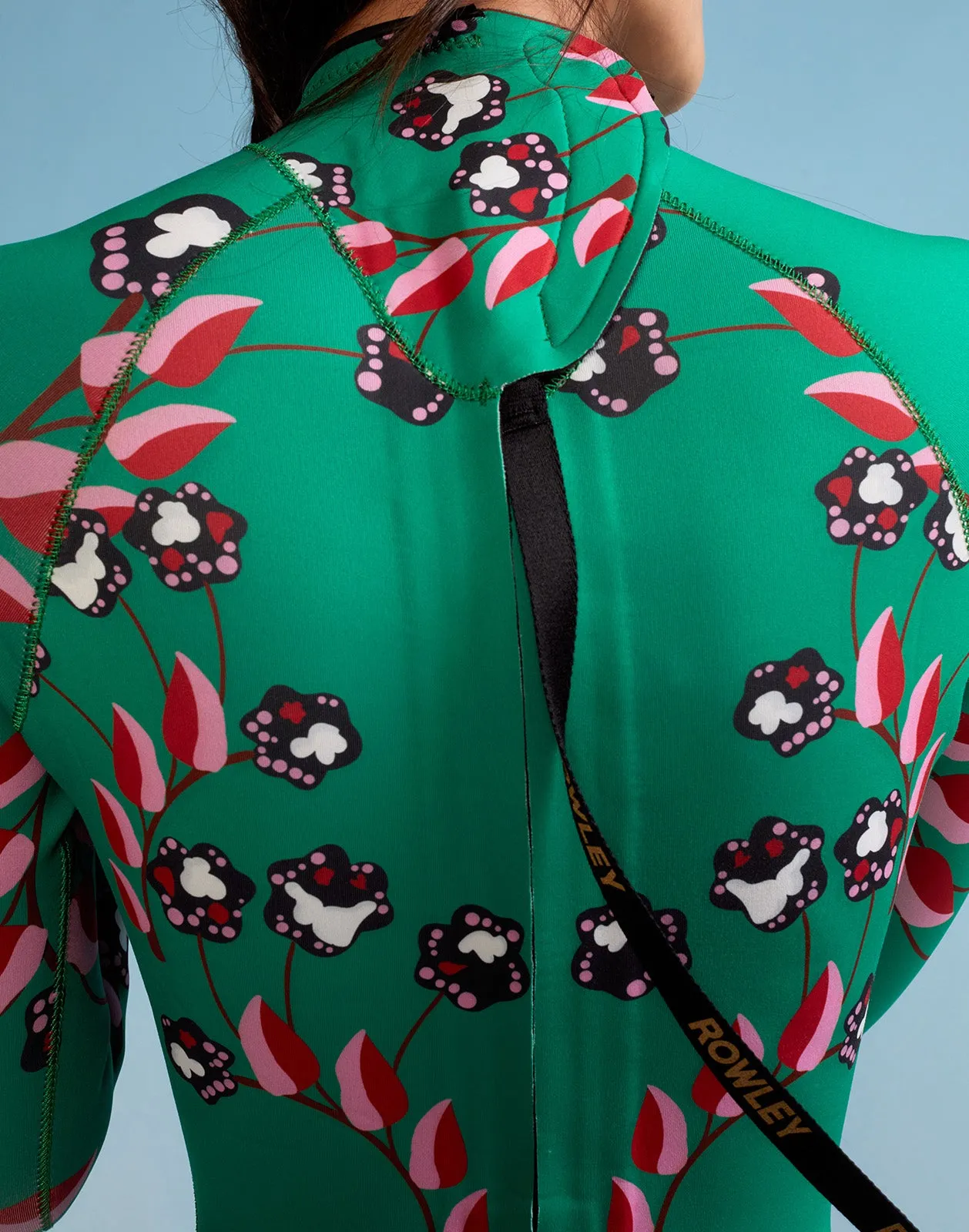 Vine Floral High Cut Wetsuit