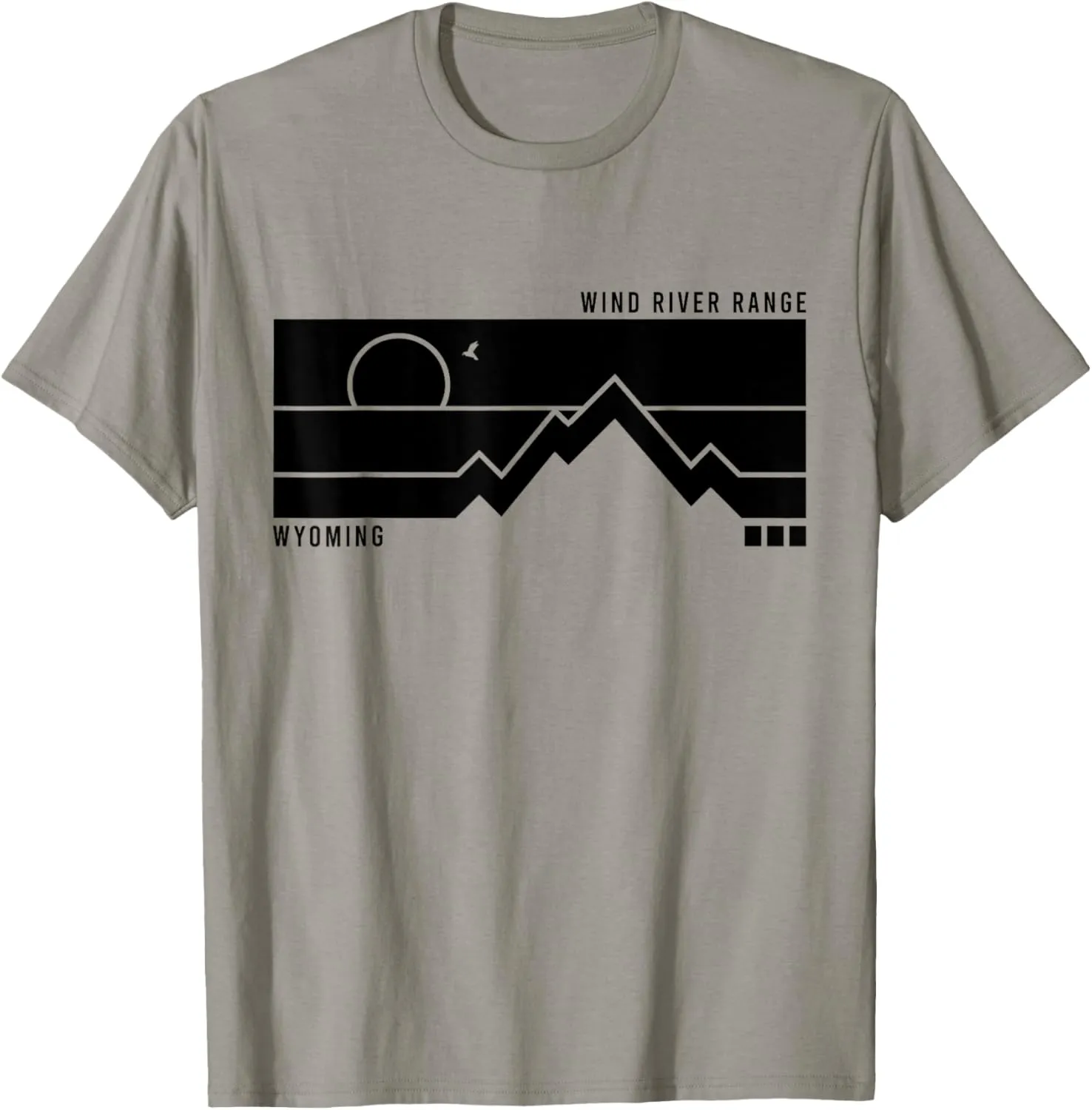 Vintage Wind River Range Wyoming Mountains Hiking Sunset T-Shirt