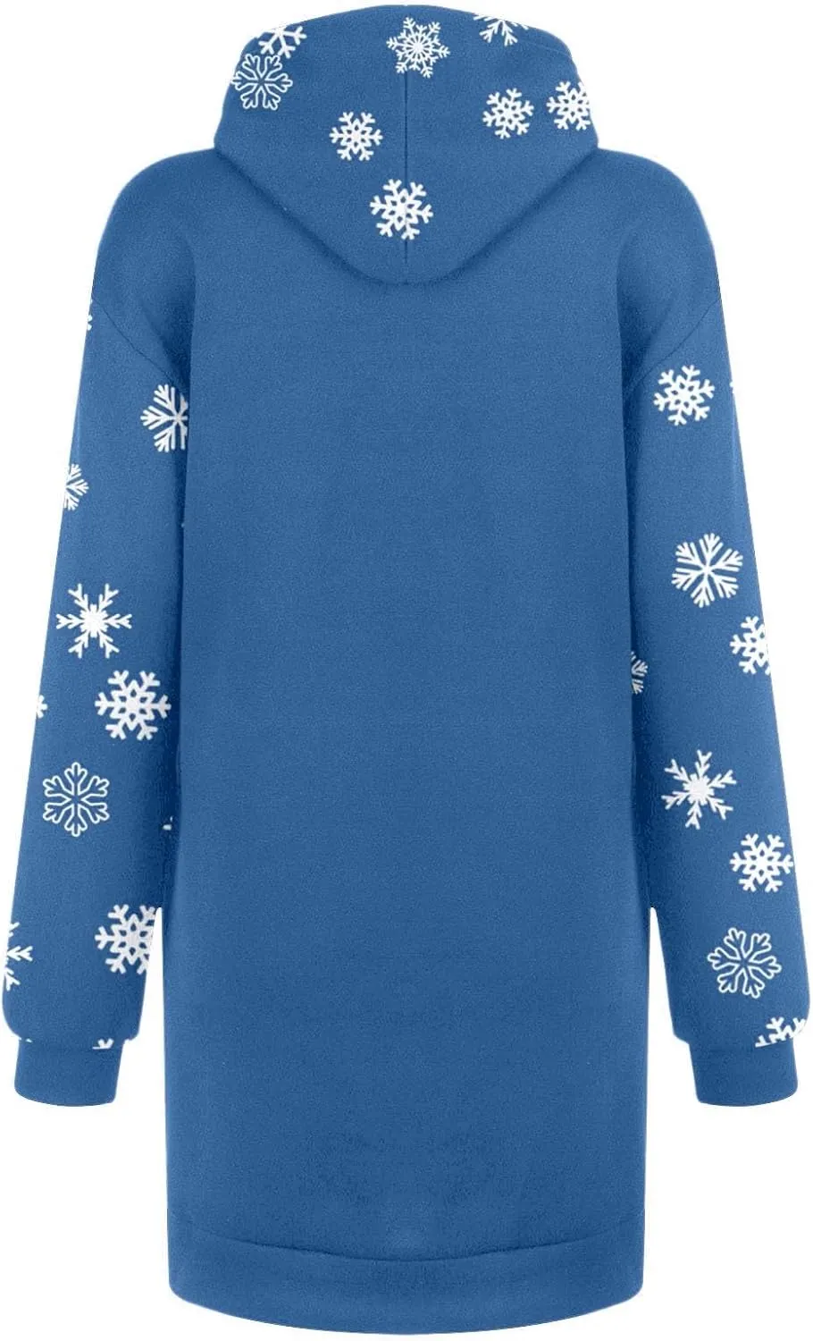 Women 2024 Christmas Hoodies Dress Long Sleeve Red Wine Glass Print Sweatshirt Tunic Oversized Xmas Hooded Party Dress