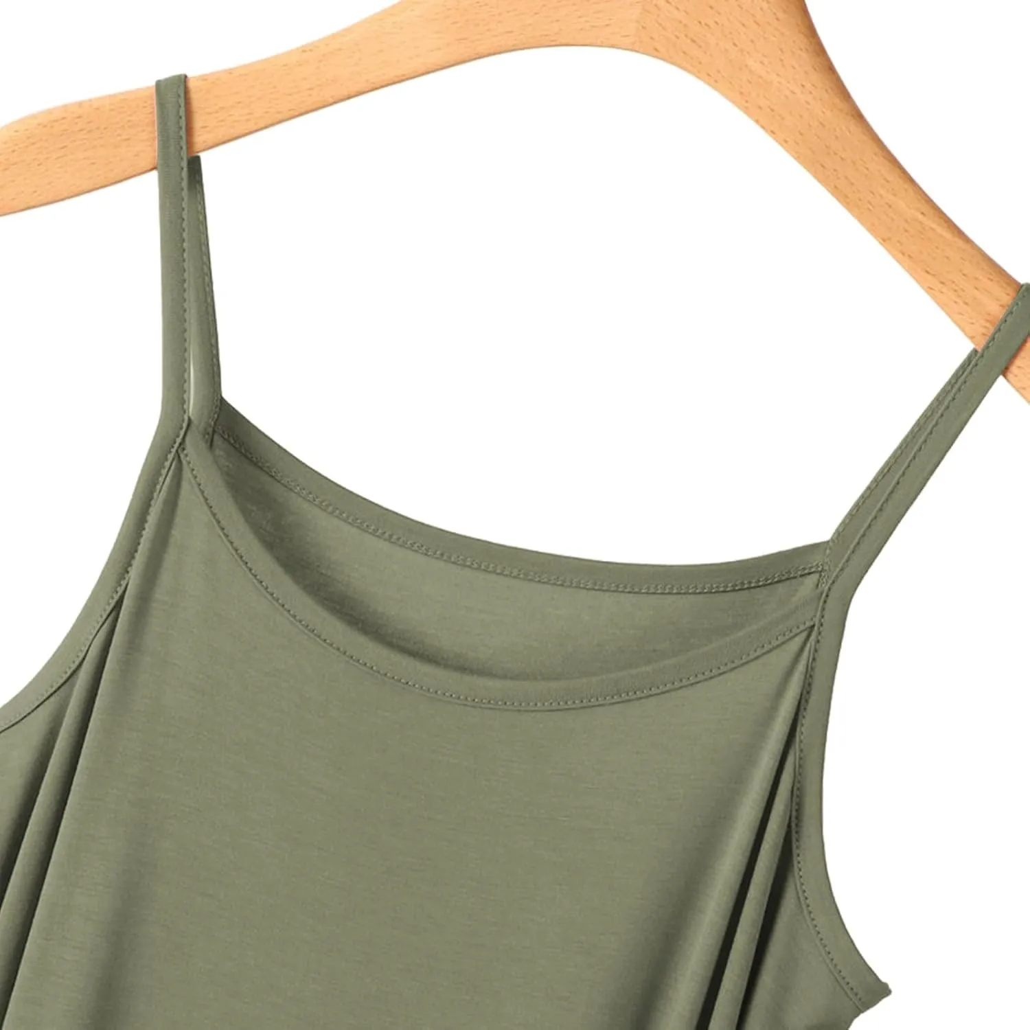 Women Full Slips Sexy Soft Slip Dress for Under Dress Spaghetti Strap Cami Slip Chemises V Neck Negligee Plus Size