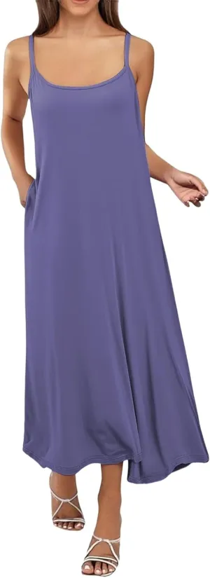 Women Full Slips Sexy Soft Slip Dress for Under Dress Spaghetti Strap Cami Slip Chemises V Neck Negligee Plus Size
