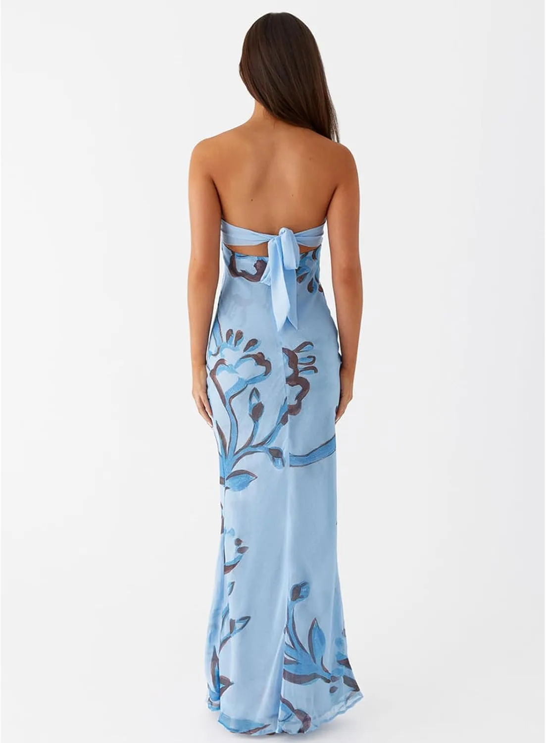 Women Y2k Floral Cut Out Maxi Bodycon Dress Hollow Out Silk Satin Long Beach Formal Dresses Summer Sundress