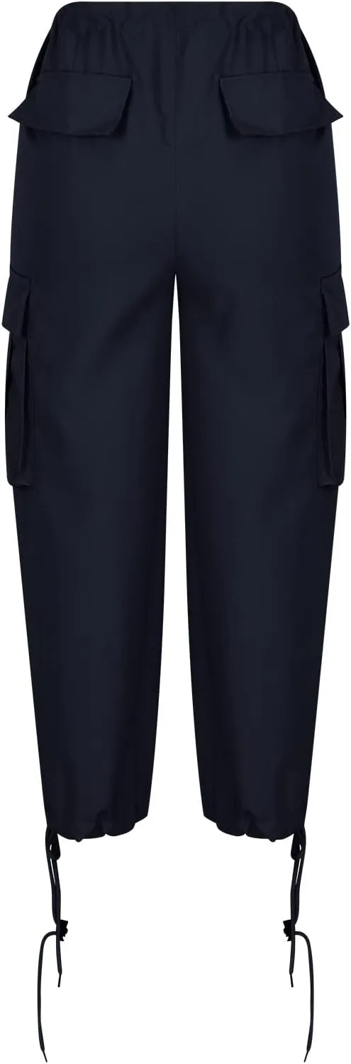 Women's High Waist Straight Wide Leg Cargo Pants Fashion Boyfriend Casual Cargo Pants Women Baggy Y2K Hiking Trousers
