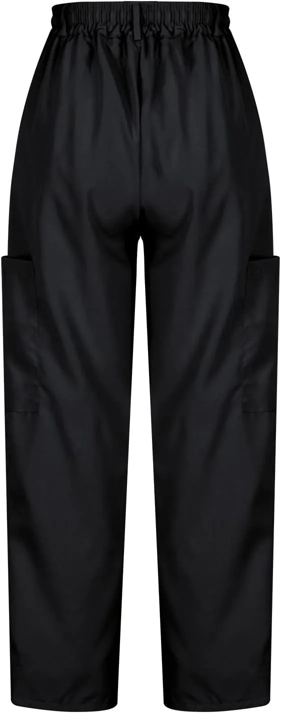 Women's High Waist Straight Wide Leg Cargo Pants Fashion Boyfriend Casual Cargo Pants Women Baggy Y2K Hiking Trousers