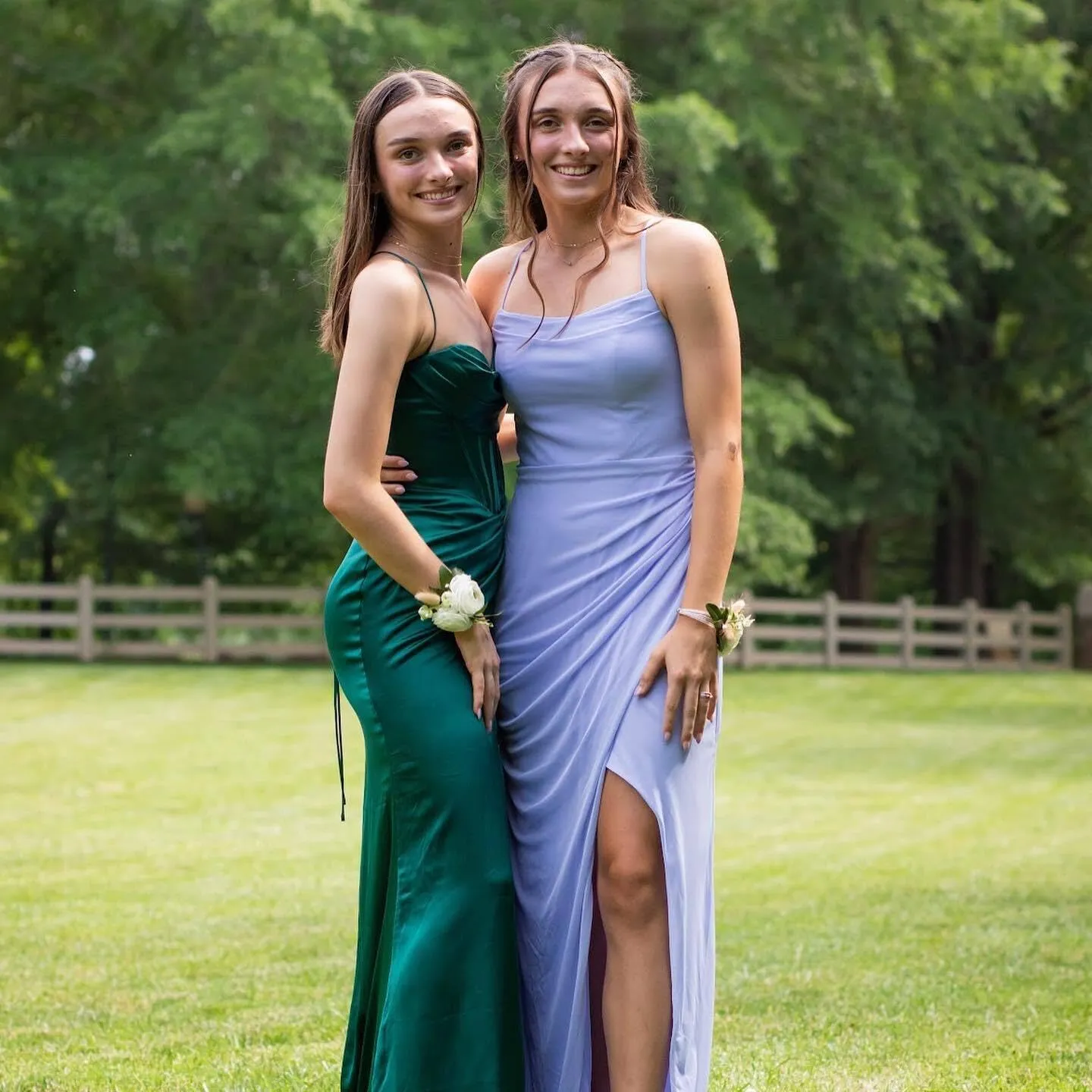 Women's Spaghetti Straps Mermaid Bridesmaid Dresses Long Cowl Neck Chiffon Formal Dresses with Slit MR36