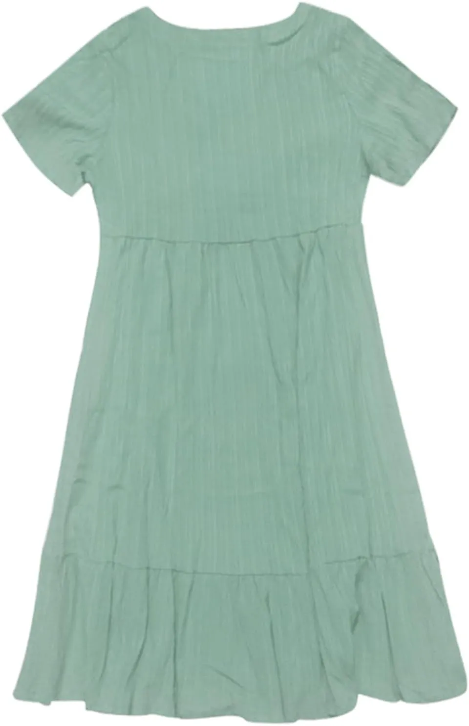 Womens Summer Dresses 2025 Spring Maxi Dresses Vacation Casual Tshirt Eyelet Linen Modest
